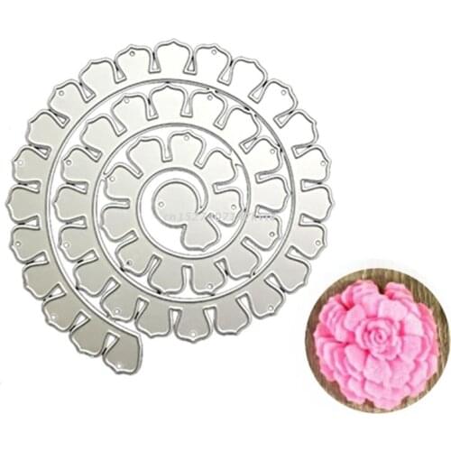 Flower Metal Cutting Dies Stencil DIY Scrapbooking Album Paper Card Template Mold Embossing Craft Photo Making