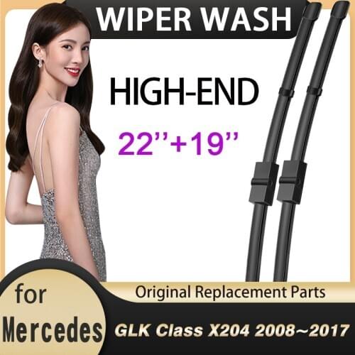 For Mercedes Benz GLK Class 2008~2017 X204 280 300 350 200 220 320 CDI 4Matic Windshield Wipers Car Wiper Blade Car Accessories