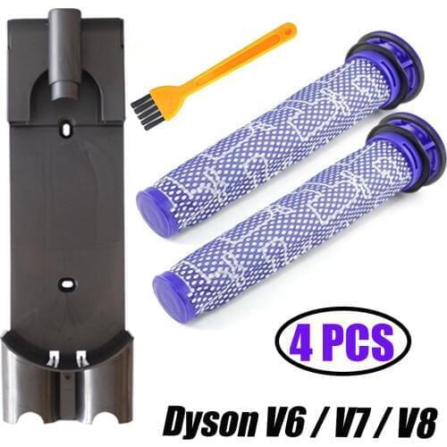 Vacuum Cleaner Docking Station Wall Mounted vacuum cleaner parts Accessories hepa filter for Dyson V7 V8