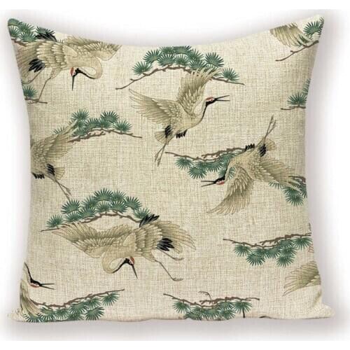 Ferocious Animal Pillow Covers Tiger Eagle Dragon Pillow Vintage Decorative Sofa Kissen Farmhouse Living Room Pillows Cover