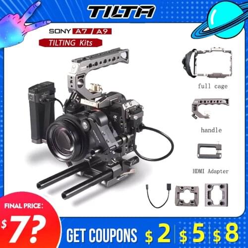 TILTA Cage for Sony A7 ii/A7 iii /A9 a7rii a7r3 a7r iii a7sii Video DSLR Camera Cage for Alpha A 7 vs smallrig sony a7 cage