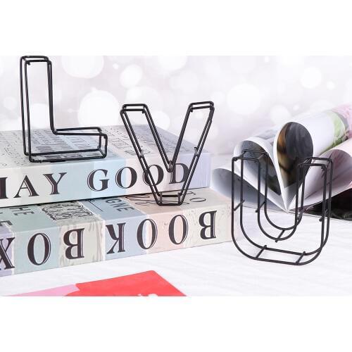 1PC Wrought Iron Black Alphabet Doorplate Sign Metal Hollow Letter Home Decor Cafe Adornment Photo Props Wrought Iron Alphabet