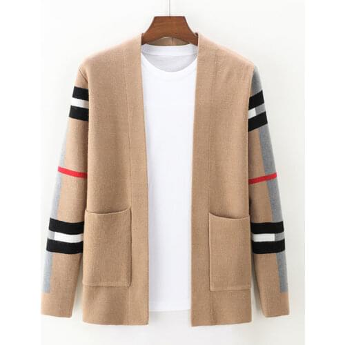 Мужские вязаные кардиганы Maycaur China At AliExpress