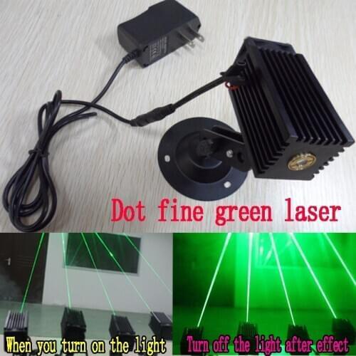 Green dot module long bright laser head tube stage wine wine rack seat prop 100 mW laser