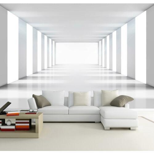 Custom Wall Mural Modern Creative 3D Space Expansion 3D Wall Paper TV Background Home Decor Waterproof Wall Cloth Wall Covering