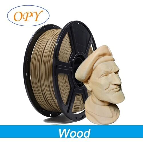 Pla Wood Filament 3D Printer Wooden Plastic 1.75Mm 1Kg Nature Materials 10M 100G Sample