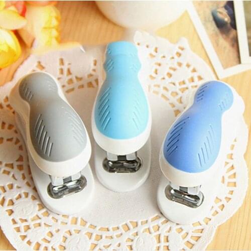 New Creative Practical Stapler Manual Metal Mini Paper 12# Stapler Binding Binder Student Stationery School Office Supplies