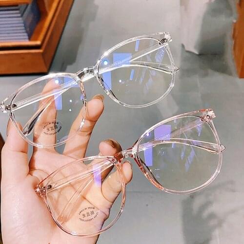 2021 New Women Oversized Eyeglasses Blue Light Blocking Glasses Anti Blue Light Computer Glasses Men Safety Eyewear Spectacle