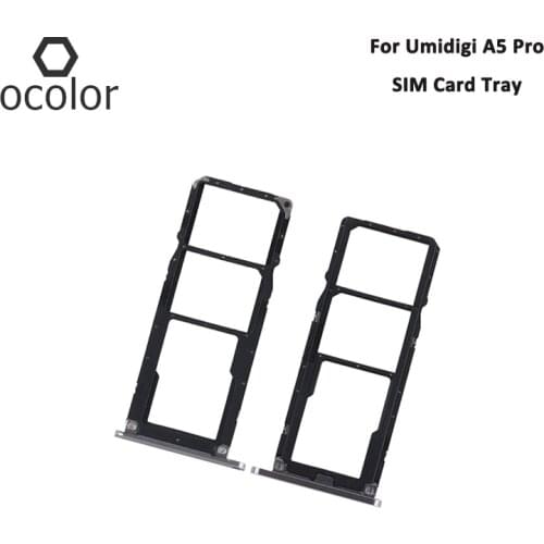 Ocolor For Umidigi A5 Pro SIM Card Slot Tray Assembly Repair Parts For Umidigi A5 Pro SIM Card Hoder Phone Accessories In Stock