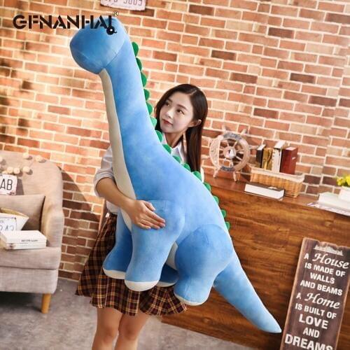 1pc 35/60/80CM Cute Cartoon Dinosaur Plush Toy Creative Long Neck Dinosaur Dolls Stuffed for Children Kids Birthday Gift Toy