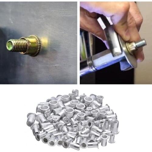 Easy to Use Aluminum Alloy Multiple Sturdy Rivet Nut Kit for Instrument