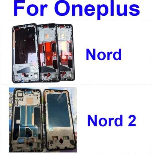 Rear Bezel Plate Chassis For OnePlus 1+ 6 6T LCD Supporting Middle Frame Bezel Housing Replacement Parts