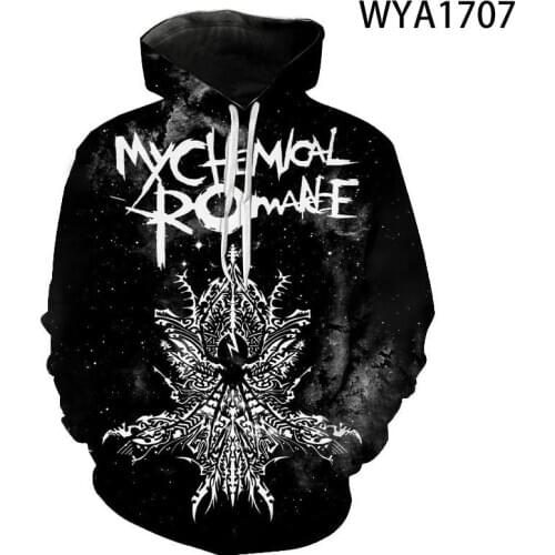 My Chemical Romance 3D Printed Hoodies Men Women Children Fashion Pullover Long Sleeve Sweatshirts Streetwear Boy Girl Kids Coat