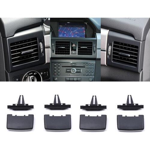 Air Vent Cover For Mercedes-Benz C-class W204 C180 C200 GLK300 GLE GL ML Air conditioning air outlet Vents Trim Covers Grille