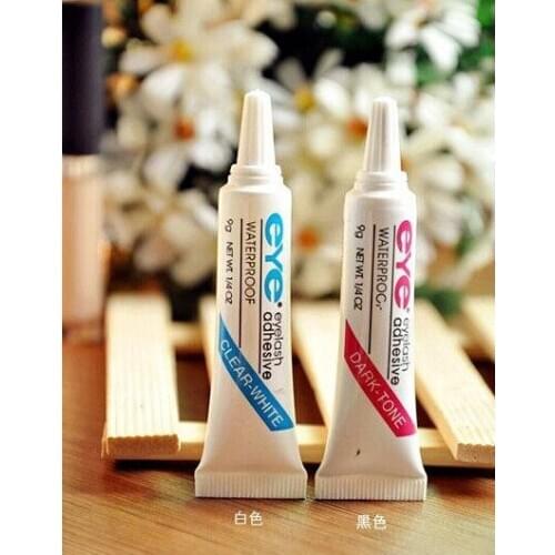 12pcs Fashion Eyelash Glue For Lashes Eyelash Extension Glue For False Eyelashes Black Makeup Eyelash Waterproof Glue