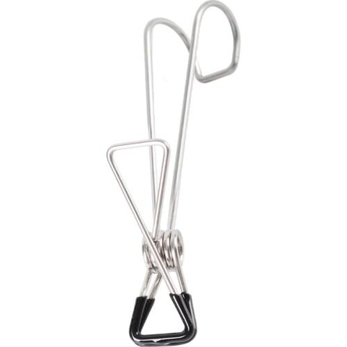 5pcs Stainless Steel Non-slip Clips Multi Purpose Photo Towel Hanger Sheet Clip Household Clamps