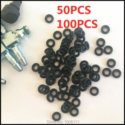 50PCS Common Rail Diesel Fuel Injector Oil Return Joint Seal Washer Ring Gasket For BOSCH 110, Common Rail Injector Repair Kits