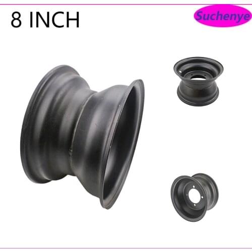 8 inch 3-hole Iron Wheel Hub Rear Wheel front 19X7-8, rear 18X9.5-8 inch used for Kart ATV tire accessories