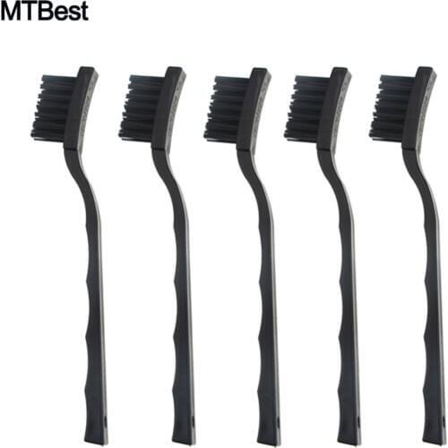 ESD Anti Static Brush Black Non Slip Handle PCB Rework 17cm Cleaning Dust Brush For Mobile Phone Tablet PCB BGA Repair Soldering