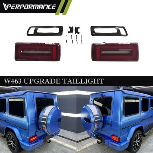 W463 auto parts car Tail lights for old G class W463 G500 G350 G63 G65 taillights upgrade into W464 2020 New look tail lights