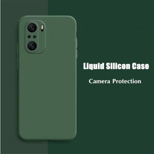 For Poco F3 Case Shockproof Liquid Silicone Soft Phone Cover for Xiaomi Pocophone Poko POCO F3 F 3 PocoF3 5G Coque Fundas