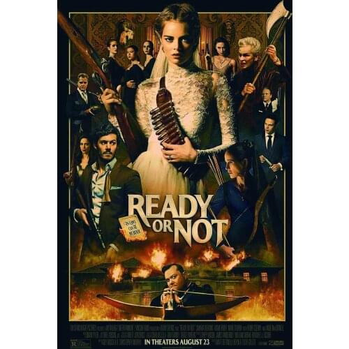 Ready or not Movie Art Film Print Silk Poster Home Wall Decor 24x36inch