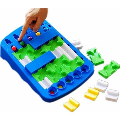 Path-Building Travel Game Connection Puzzle Logical Thinking Skill-Building Board Game 48 Challenge Toys For Kids And Adults