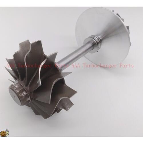 HX40W Turbine wheel 64x76mm,12blades,compressor wheel 60x83mm 8/8,Turbo parts rebuild kits supplier AAA Turbocharger Parts