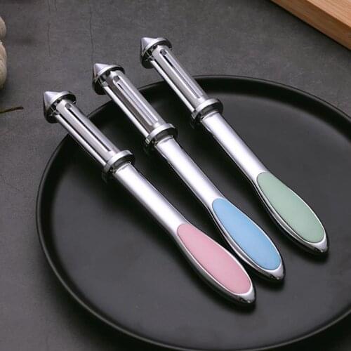Kitchen Stainless Steel Vegetable Peeler Portable Swivel Peeler Potato Peeler Fruit And Vegetable Peeler Multi-Function Tool