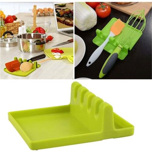 Kitchen tool cutlery storage rack spoon spatula cutlery drain rack, drain pad tool bracket can accommodate any size tableware