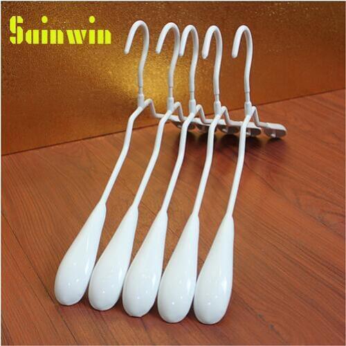 Sainwin 6pcs/lot Adults And Children Metal Hanger New Style Plastic Hangers For Clothes/Trousers/ Pants/ Coat/ Dress Hanger
