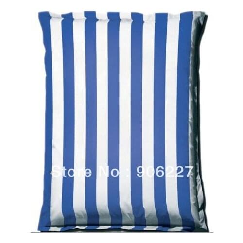 EXTRA LARGE SIZE !! Original fashion blue strip bean bag chair, living room beanbag seat - free shipping