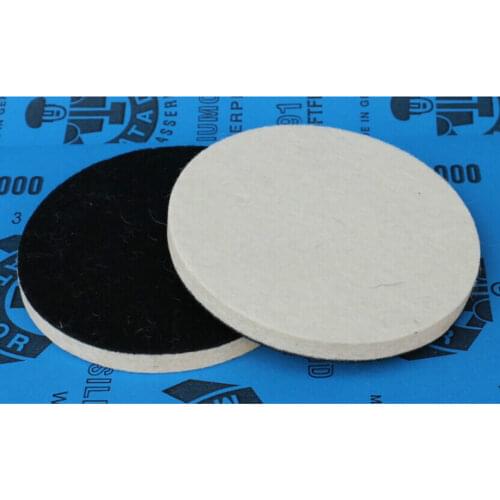 2pcs 100mm/125mm/180mm Flocking Wool Polishing Wheel Polishing Wax Ball of Wool Polishing Pad Plate