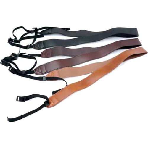 PU Leather Neck Shoulder Sling Belt Camera Strap for Nikon Canon Sony Panasonic Fuji Fujifilm Samsung Leica Photography Parts