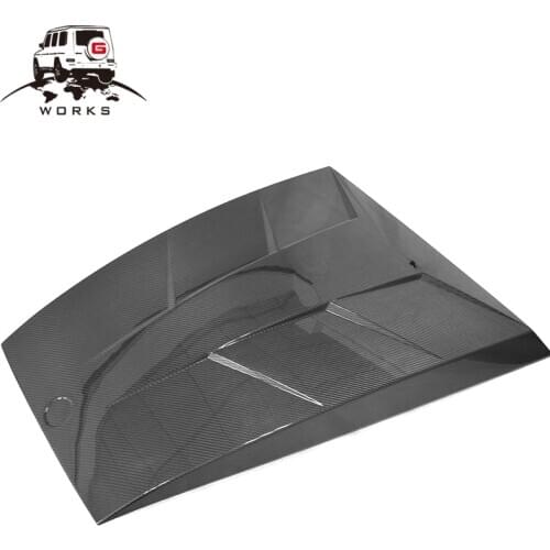 Dry Carbon fiber hood scoop for W464 W463A G63 G500 G55 2019y~ engine hood New 40th anniversary style