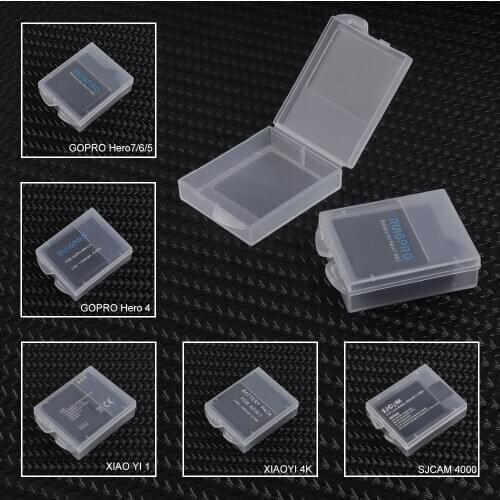 Go Pro Battery Protective Storage Box Case for GoPro Hero 8 7 6 5 4 Session Xiaomi Yi MiJia 4k Eken H9 Camera Accessories Bag