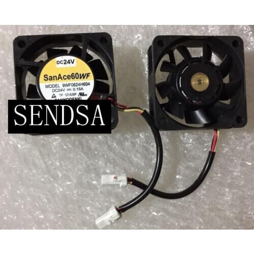 1PCS 9WF0624H604 24V 0.15A 6020 special plug axial flow fan