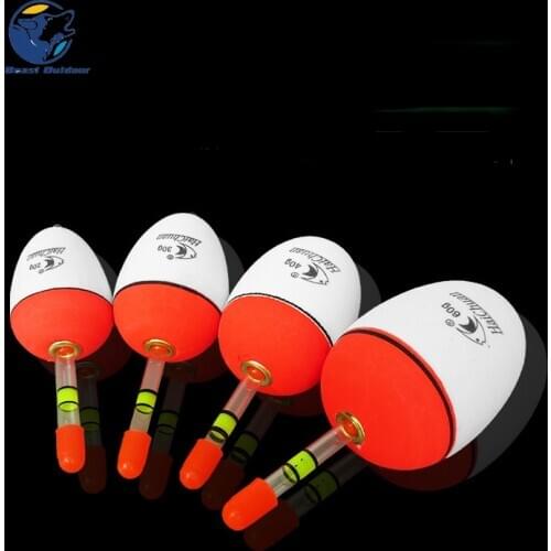 1 piece set of fishing float 10g-100g EVA luminous fishing lure marine plastic fish float fishing gear