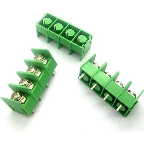 10pcs KF7.62-4P 7.62mm pitch connector pcb screw terminal block connector 4pin