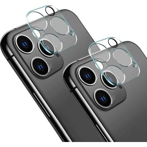 [2 Pack] for iPhone 12 Pro (6.1’’) 11 Pro Camera Lens Protector Screen Cover Tempered Glass, 9H Hardness Clear Scratch-Resistant