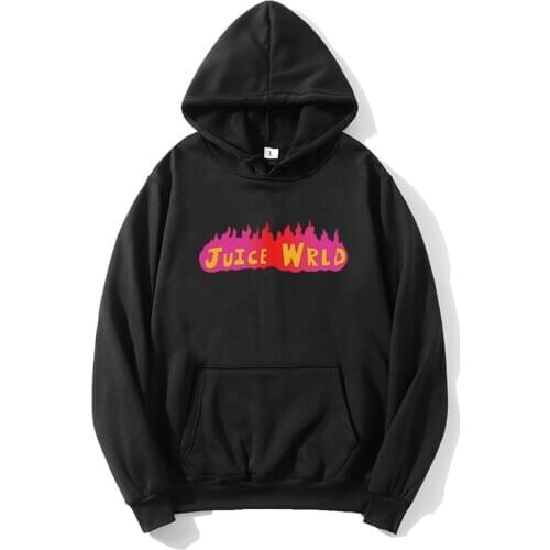 2020 red flame J UICEWrld hoodie sweatshirt juice wrld juice wrld juicewrld trap rap rainbow trouble juice world