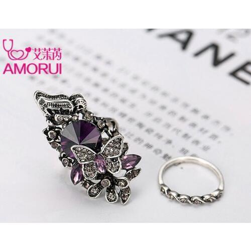 AMORUI Antique Rings