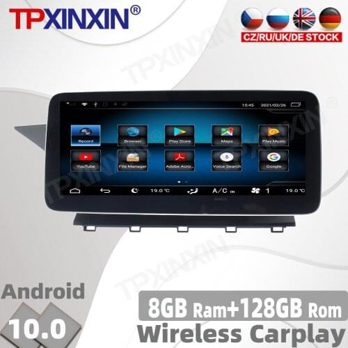 8+128G Android 10 Car Radio For Mercedes-Benz C 2008 - 2010 Multimedia Video Player Navigation GPS Accessories Auto 2din No DVD