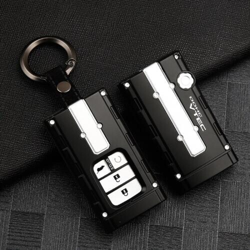 Car Styling Car Key Case Key Cover for Honda Accord Civic 2018 2019 Odyssey CRV Pilot HRV Vezel City keyless entry