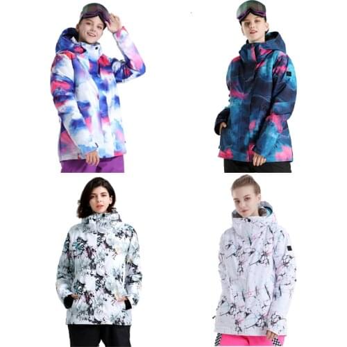SMN Brand Women Snow Coats outdoor Sports Wear Snowboarding Jackets Waterproof Windproof Breathable Costume Female Ski Suit Girl