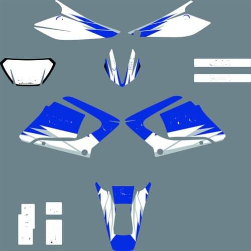 3M Personalised Motorcycle Graphics Backgrounds Stickers DECALS For YAMAHA DT125X DT X125 DT 125X 2002 2003 2004 2005 2006 2007