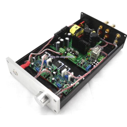 GZLOZONE Finished HIFI NAP250 MOD Stereo Power Amplifier 80W+80W Desktop Audio Amp