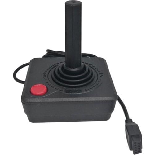 Ruitroliker Retro Classic Joystick Controller Gamepad for atari 2600 Console System Black