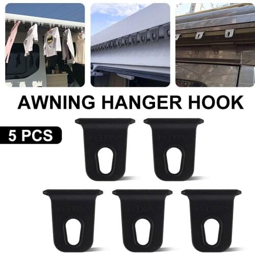 5pcs/1box Clothes Hook for Caravan Awning Hanger hook For RV Awings Camper Awing Support Dropshipping