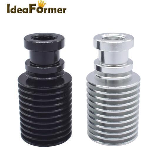 1/3pcs 3D printer parts E3D V6 Extruder J-Head Metal Heat Sink For 1.75/3.0mm Filament Long Distance